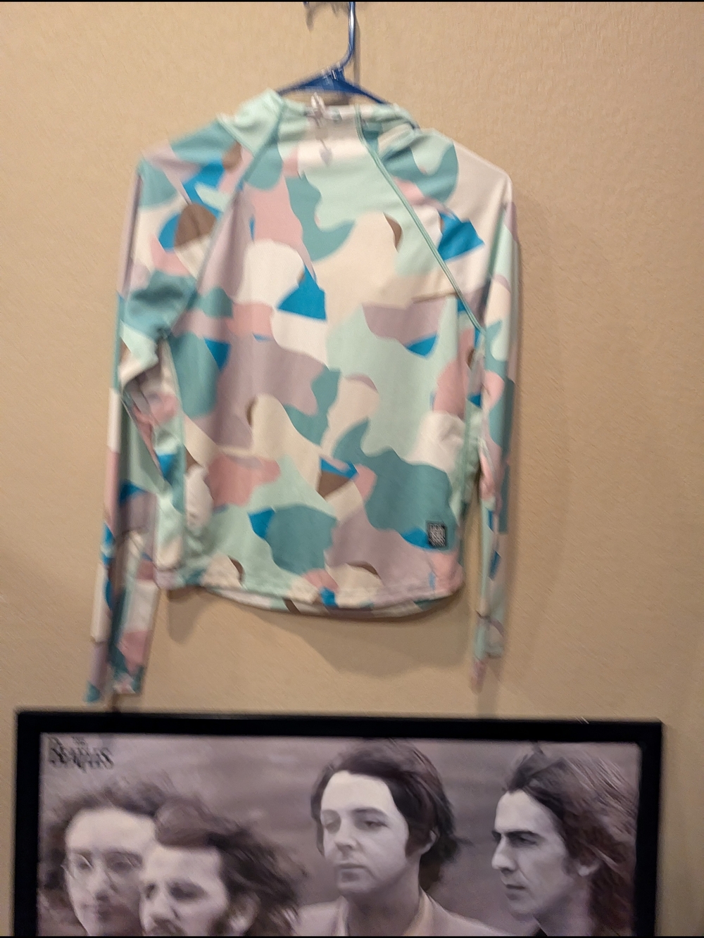 Topo Designs Pastel Camo Hooded Long-Sleeve Swim And Sun Top - Picture 2 of 13
